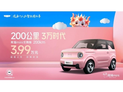 熊猫mini龙腾版3.99万元超值上市